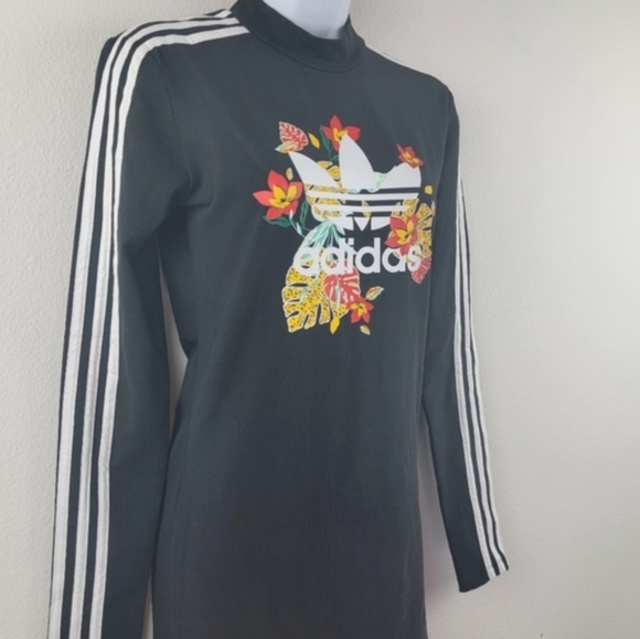 Adidas Her Studio London Floral Bodycon Dress - Picture 6 of 11